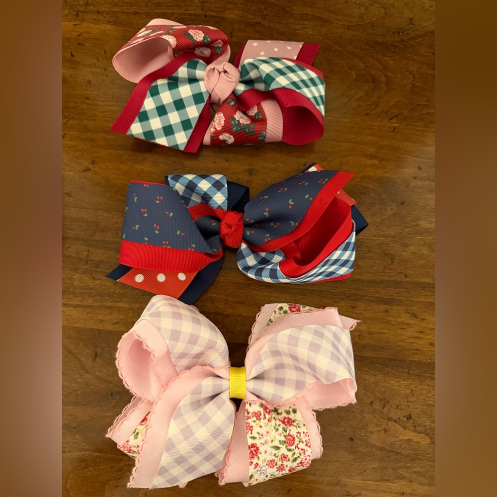 Set of Three Matilda Jane  Hair Bows